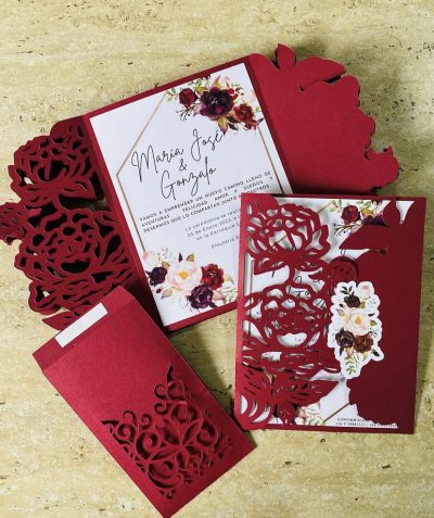 Partes de Matrimonio Elegantes Calados - Imagen 2