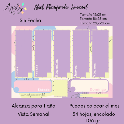 Block Planificador Semanal