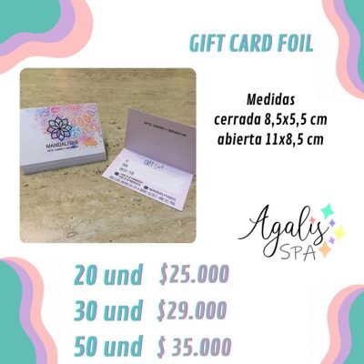 GIFT CARD DOBLE - FOIL