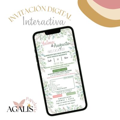 INVITACIÓN DIGITAL INTERACTIVA