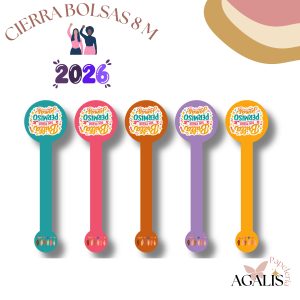 Stickers Cierre Bolsa Edicion Especial 8M