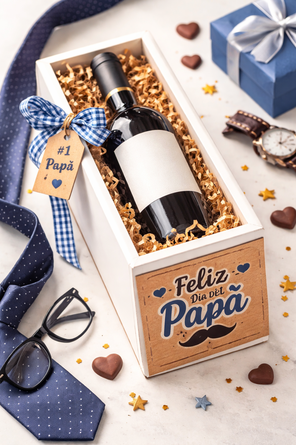 Caja vinera + Vino
